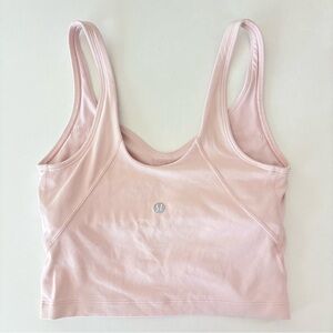 Lululemon Tank Top Women’s Size 0 Light Pink Built In Bra Athleisure Yoga Gym